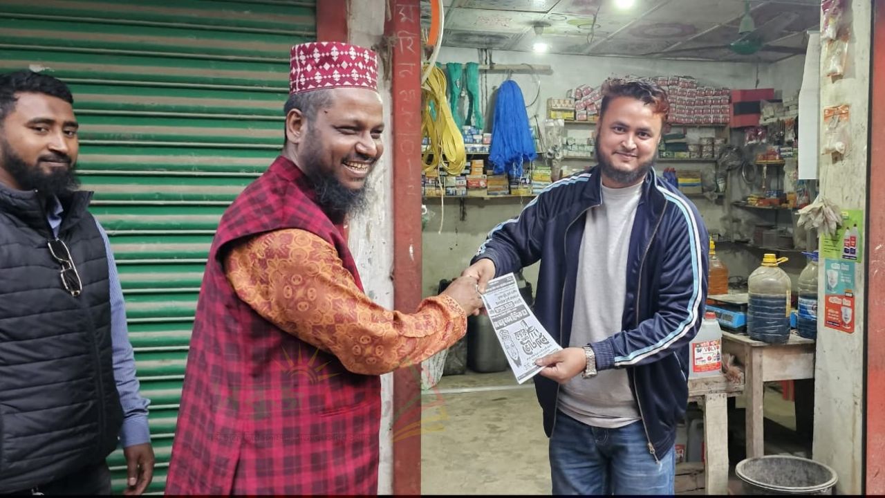 কুমিল্লা-৯ সুন্নি মহাজোটের প্রার্থী চেয়ার মার্কার ব্যাপক গণসংযোগ