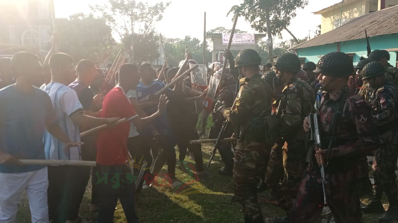 লাকসামে সেনাবাহিনীর রায়ট কন্ট্রোল মহড়া অনুষ্ঠিত