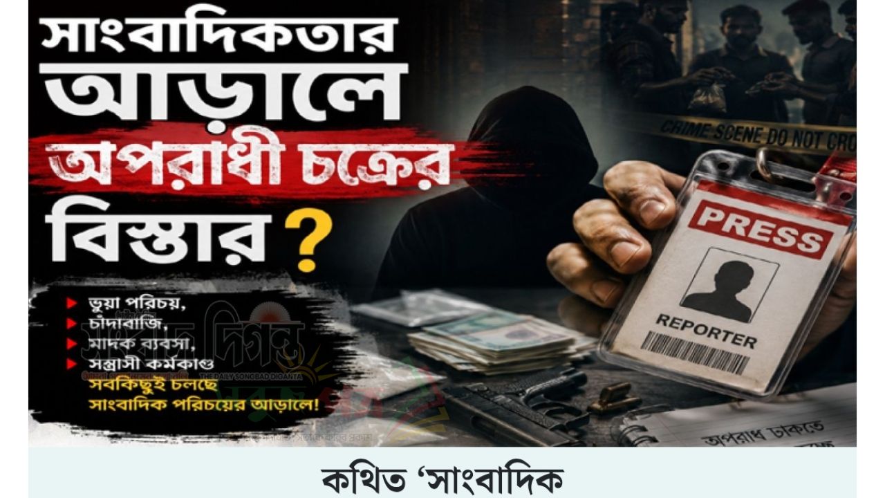 অনলাইন পোর্টাল ও ফেসবুক পেজ খুলেই কথিত ‘সাংবাদিক’!