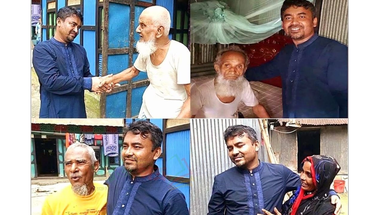 উন্নয়নের প্রতিশ্রুতি নিয়ে মাঠে সুমন, দক্ষিণ ঝলমে বাড়ি বাড়ি গণসংযোগ