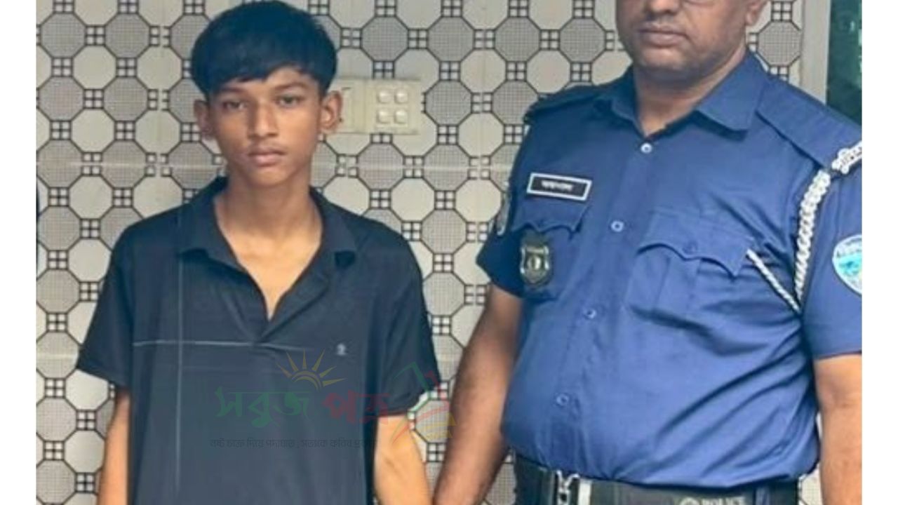 অস্ত্রের মহড়ার টিকটক ভিডিও: মনোহরগঞ্জে কিশোর গ্যাং লিডার গ্রেফতার