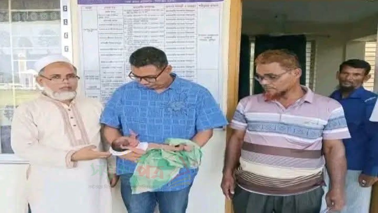 লালমাইয়ে নবজাতক এক কন্যা শিশুকে উদ্ধার