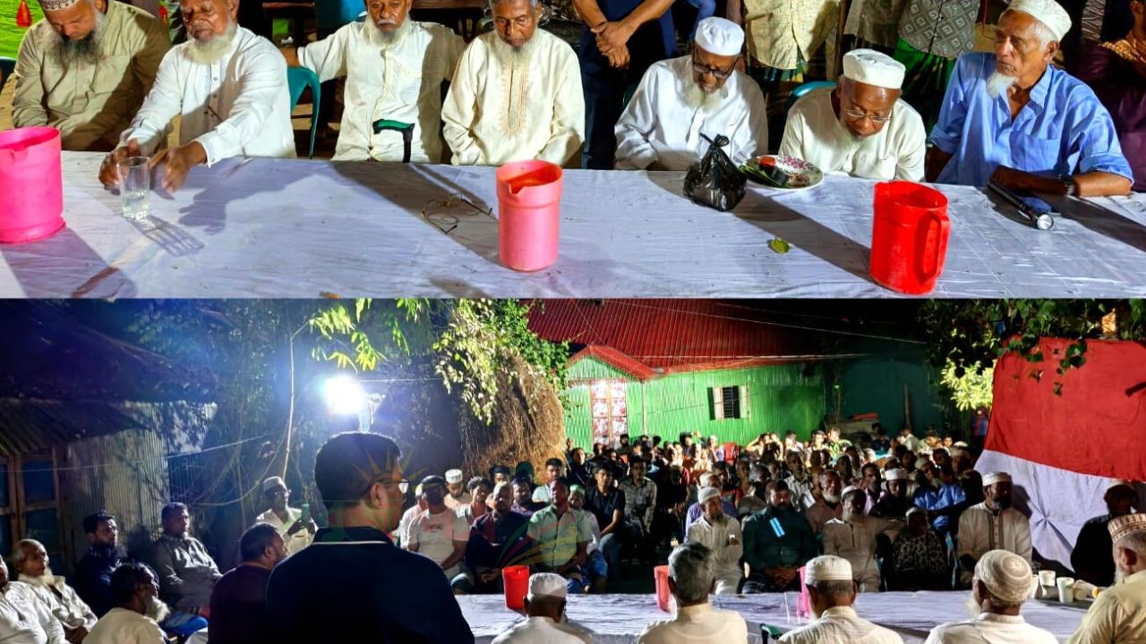 পেরিয়া ইউনিয়ন পরিষদ নির্বাচনে চেয়ারম্যান পদপ্রার্থী আবু বাহার মজুমদারের নিজ বাড়িতে নির্বাচনী মতবিনিময় সভা